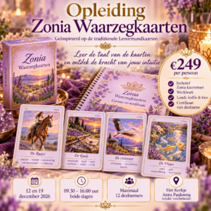 Opleiding Zonia Waarzegkaarten – 12 & 19 december 2026